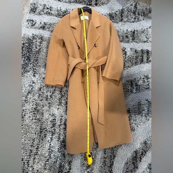 Brown Belted 100% wool Coat - Picture 7 of 8